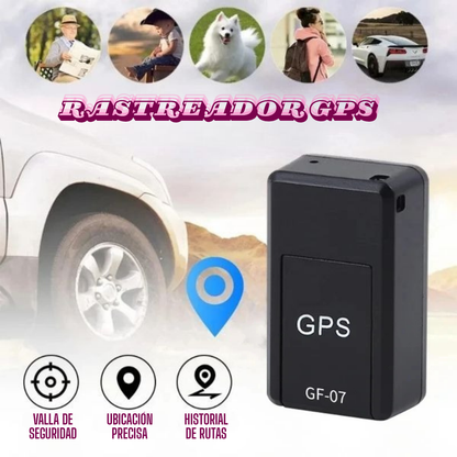 Mini rastreador GPS magnético - Batería recargable