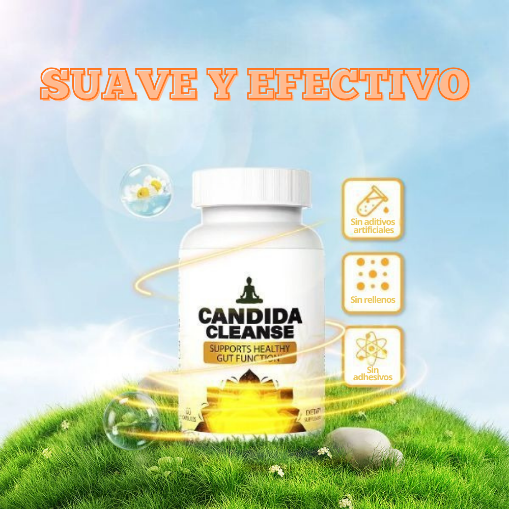 Candida Cleanse Natural – Detox intestinal y equilibrio íntimo | Para mujeres y hombres que buscan bienestar digestivo (60 cápsulas)