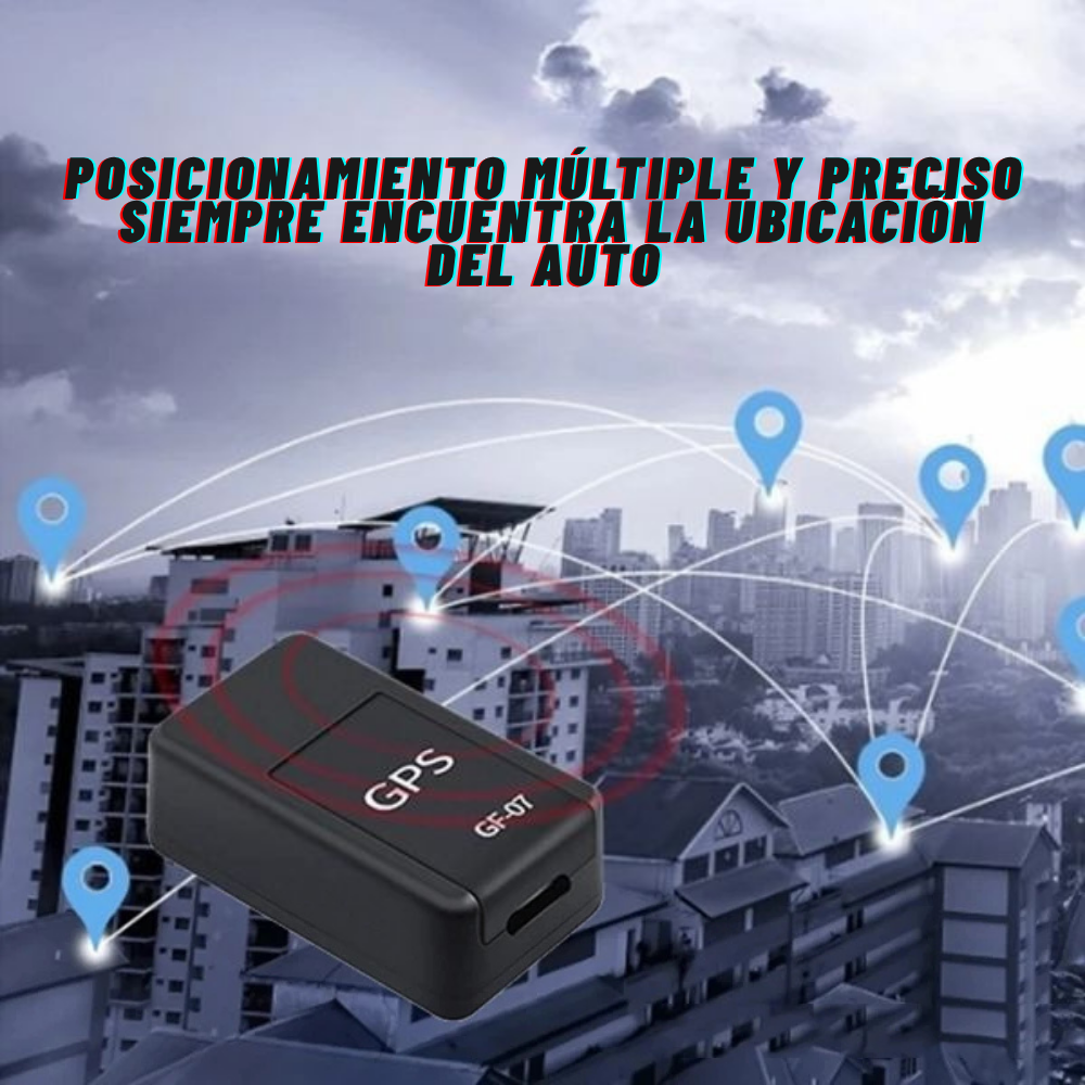 Mini rastreador GPS magnético - Batería recargable