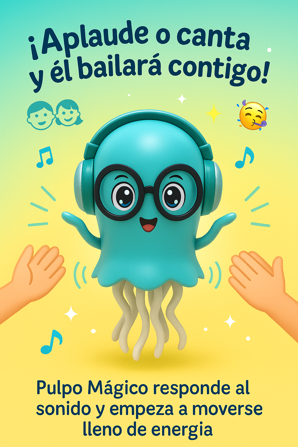 JUGUETE PULPO MAGICO BAILARIN